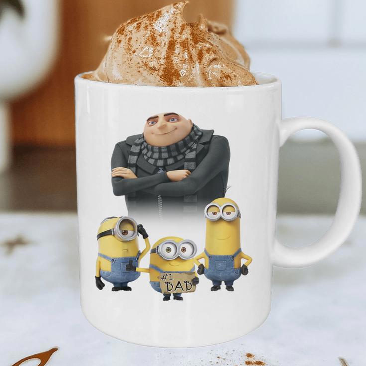 Despicable Me Minions Father's Day 1 Dad Cardboard Sign Graphic Print Coffee Mug