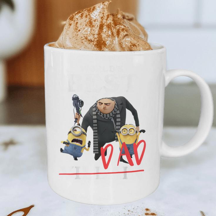 Despicable Me Minions Father's Day World's Best Dad Villain Graphic Print Coffee Mug
