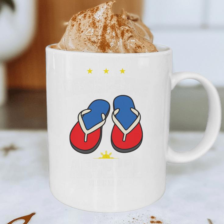 Discipline Arsenal Pinoy Nostalgia Filipino Tsinelas Premium Tri-Blend Graphic Print Coffee Mug