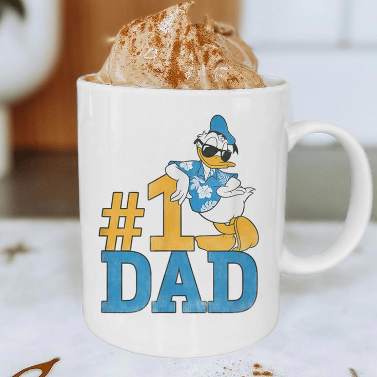 Disney Donald Duck Number One Dad Sunglasses Father's Day Graphic Print Coffee Mug Disney Donald Duck Number One Dad Sunglasses Father's Day Graphic Print Coffee Mug