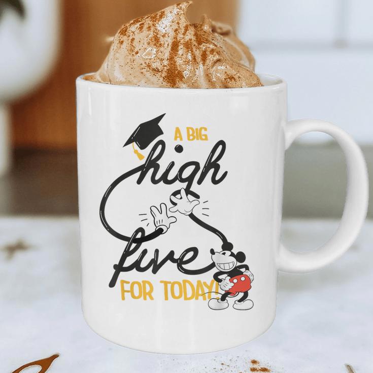 Disney Mickey Mouse A Big High Five For Today Graduation Graphic Print Coffee Mug