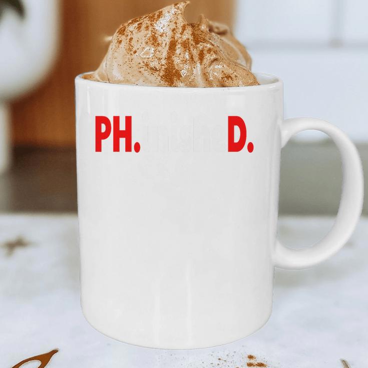 Doctorate PhinisheD PhD Graduation Premium Graphic Print Coffee Mug