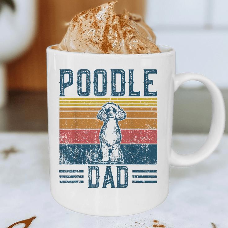 Dog Dad Vintage Poodle Dad Graphic Print Coffee Mug
