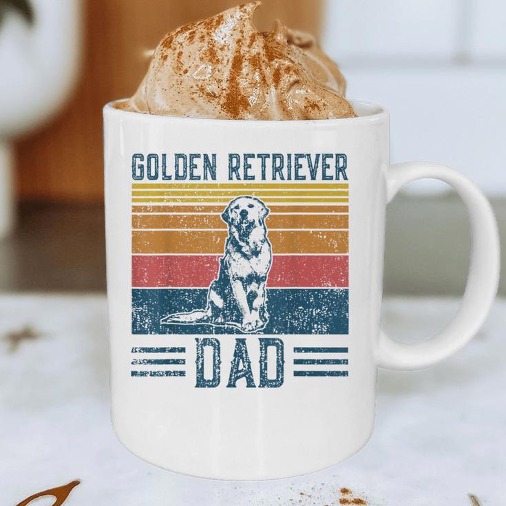 Dog Golden Dad Vintage Golden Retriever Dad Small Graphic Print Coffee Mug
