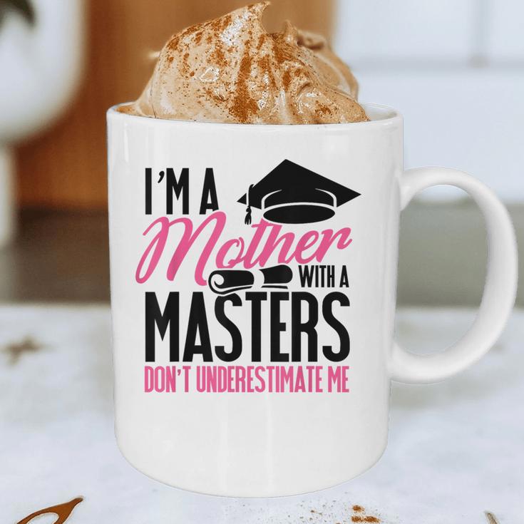 Don't Under Estimate Me Mother Tee Graduation TShirt For Mom Graphic Print Coffee Mug
