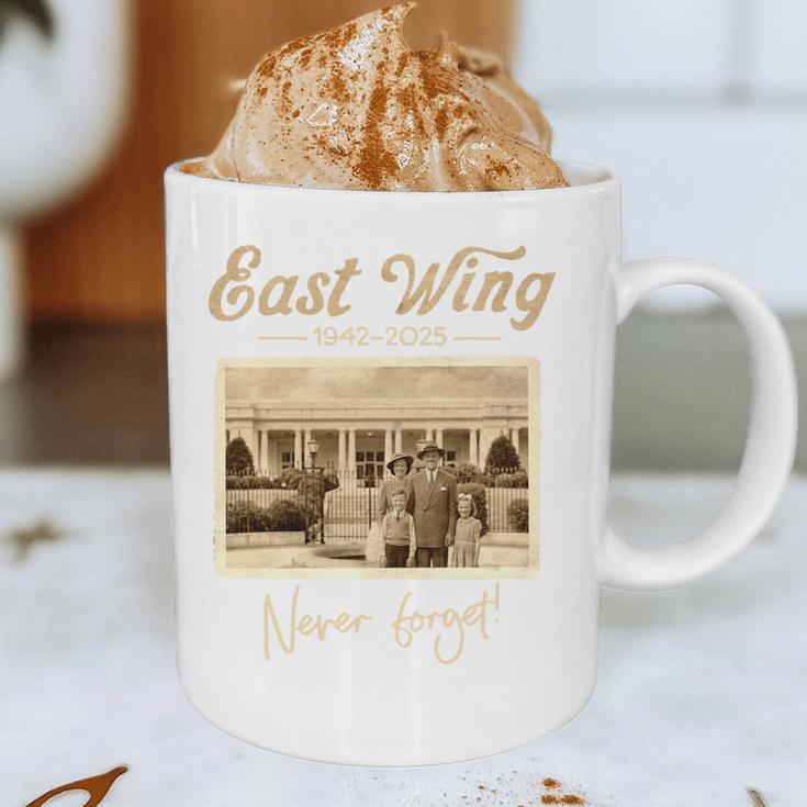 East Wing Never Forget American Vintage Nostalgia Premium Tri-Blend Graphic Print Coffee Mug
