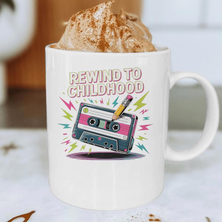 Elder Millennials Embracing 90s Rewind Nostalgia Vibes Premium Graphic Print Coffee Mug