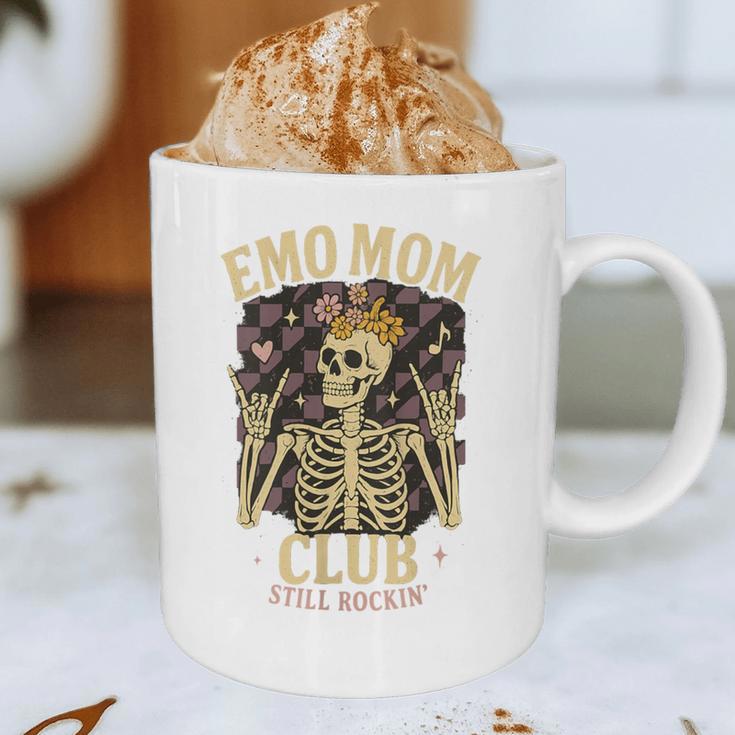 Emo Mom Club Still Rockin Skeleton Nostalgia Women Mother Graphic Print Coffee Mug