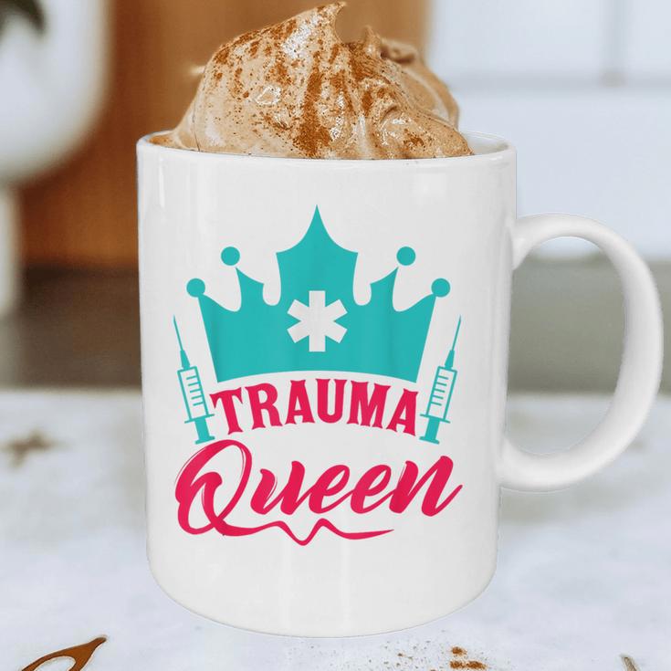 EMT Trauma Queen Paramedic Student T-Shirt Graduation Graphic Print Coffee Mug