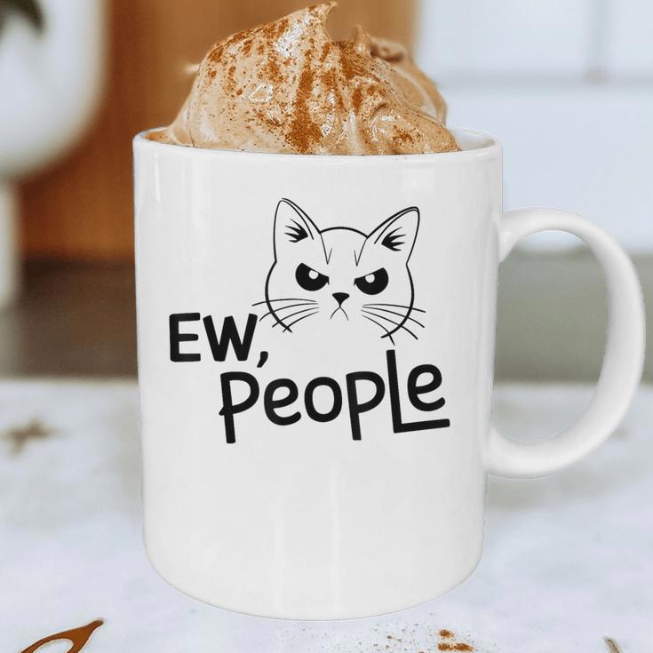 Ew People Introverts Stay Home Socially Awkward Graphic Print Coffee Mug