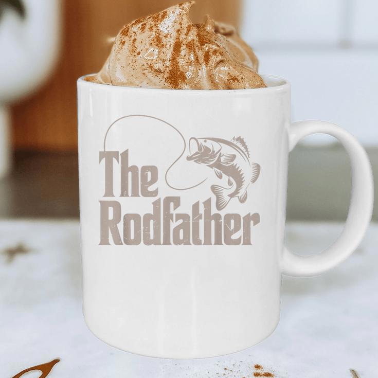 Father Day The Rodfather Dad Fishing From Daughter Son Graphic Print Coffee Mug