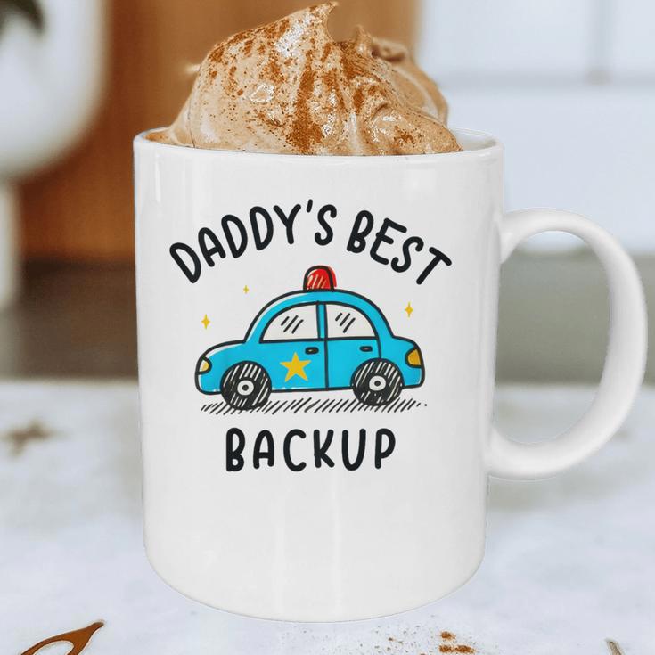 Father Son Daughter Daddy's Best Backup Father's Day Toddler Graphic Print Coffee Mug Father Son Daughter Daddy's Best Backup Father's Day Toddler Graphic Print Coffee Mug