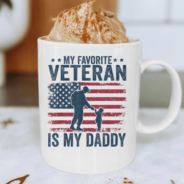 Father Veterans Day My Favorite Veteran Is My Daddy For Kids Graphic Print Coffee Mug