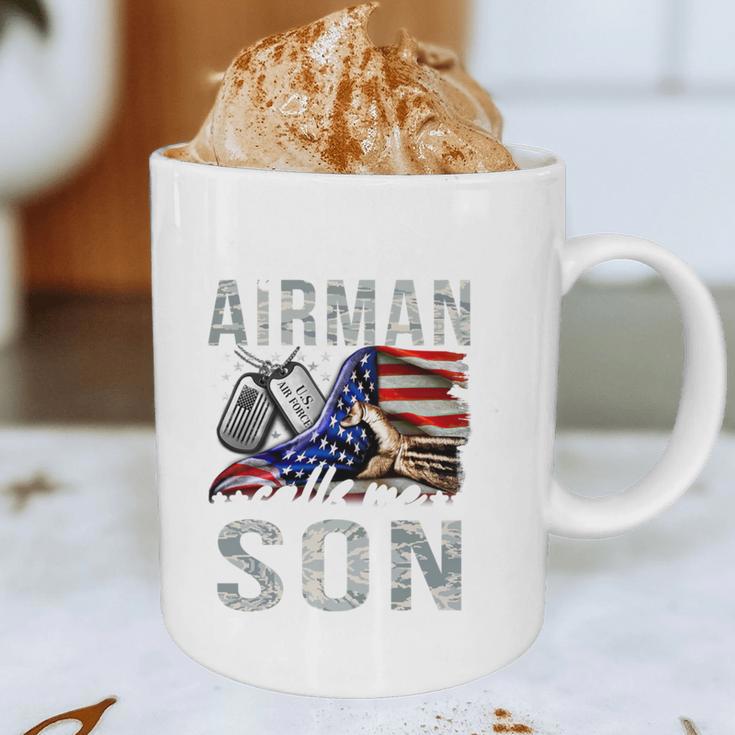 My Favorite Airman Calls Me Son Air Force Graduation Son Graphic Print Coffee Mug