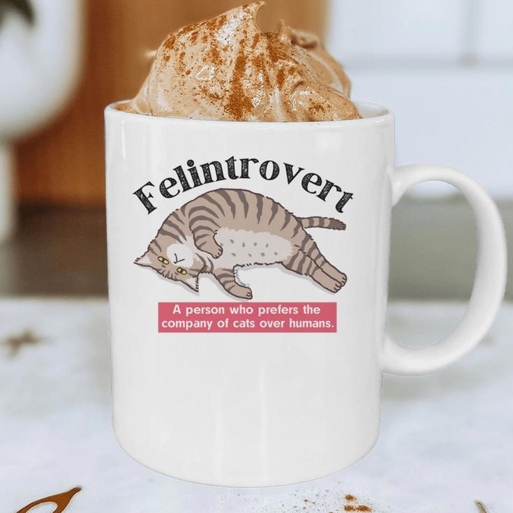 Felinetrovert CAT Lover Kitten CATS Funny Meme Introvert Pet Graphic Print Coffee Mug Felinetrovert CAT Lover Kitten CATS Funny Meme Introvert Pet Graphic Print Coffee Mug