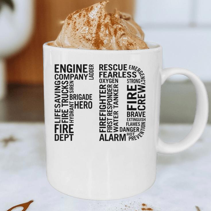 Fire Academy Graduation T-Shirt Firefighter Support Tee Graphic Print Coffee Mug