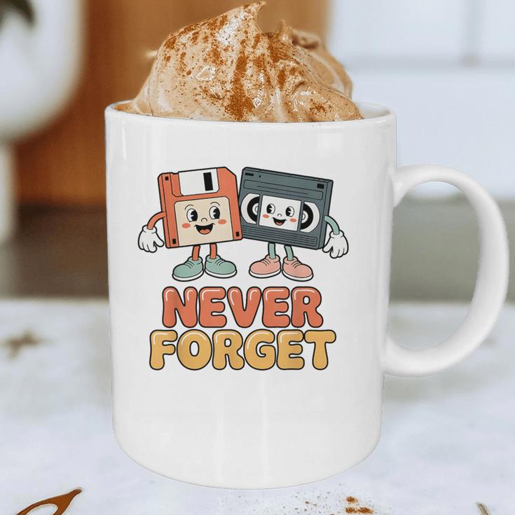 Never Forget Retro Old Technology Nostalgia Graphic Print Coffee Mug Never Forget Retro Old Technology Nostalgia Graphic Print Coffee Mug