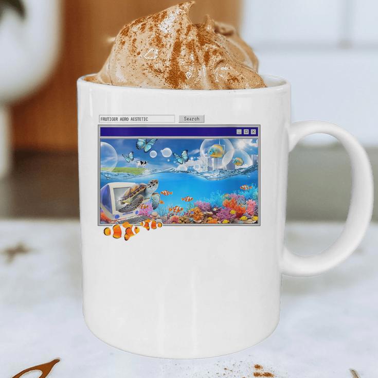 Frutiger Aero Y2k 2000s Graphic Print Coffee Mug