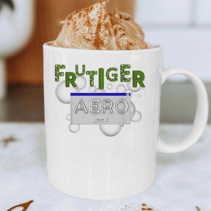 Frutiger Aero Y2K Fashion Trends Grass Fun Computers Graphic Print Coffee Mug