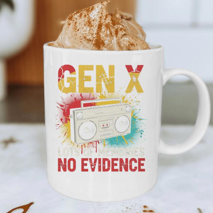 Gen X Lots Of Memories No Evidence Retro Nostalgia Humor Graphic Print Coffee Mug Gen X Lots Of Memories No Evidence Retro Nostalgia Humor Graphic Print Coffee Mug