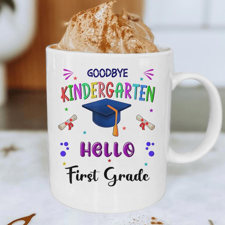 Goodbye Kindergarten Graduation Class 2025 1st Grade Kids Graphic Print Coffee Mug