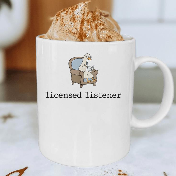 Goose Licensed Listener Psychology School Graduation Graphic Print Coffee Mug