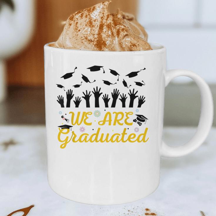 We Are Graduated Graduation Class Of 2025 Family Crew Graphic Print Coffee Mug