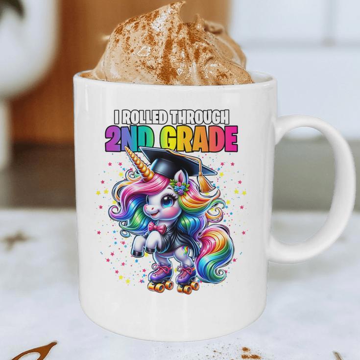 Graduation 2nd Grade Unicorn Roller Skate Girls Grad Graphic Print Coffee Mug