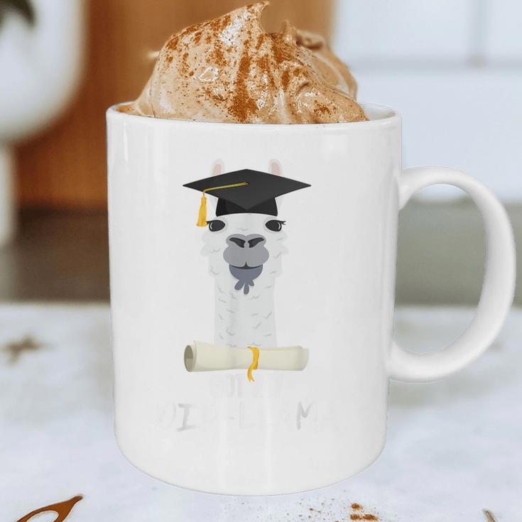 Graduation For Him & Her Got My Dip-Llama Graphic Print Coffee Mug