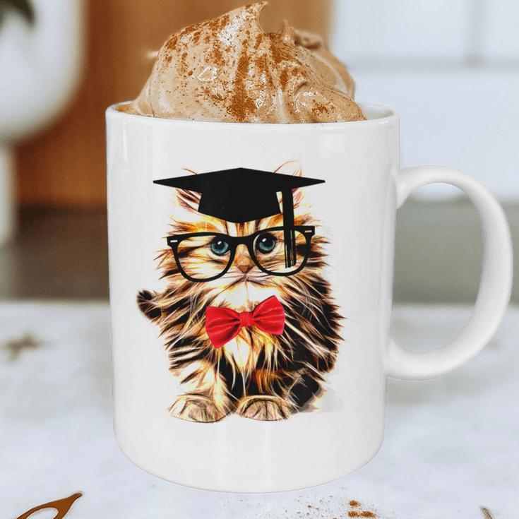 Graduation Cat Class Of 2023 Graphic Print Coffee Mug