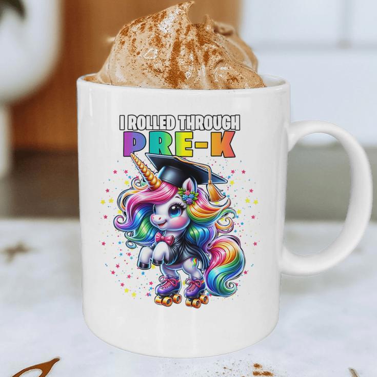Graduation Pre-K Unicorn Roller Skate Girls Preschool Grad Graphic Print Coffee Mug