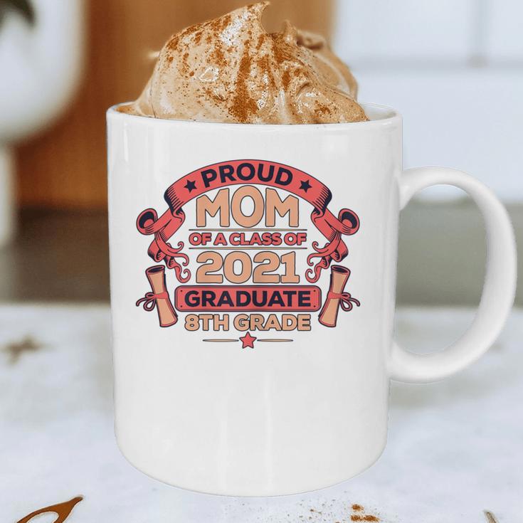 Graduation Proud Mom Of 8th Grade Graduate Graphic Print Coffee Mug