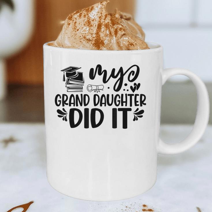 My Granddaughter Did It Graduation Graduated Proud Children Graphic Print Coffee Mug