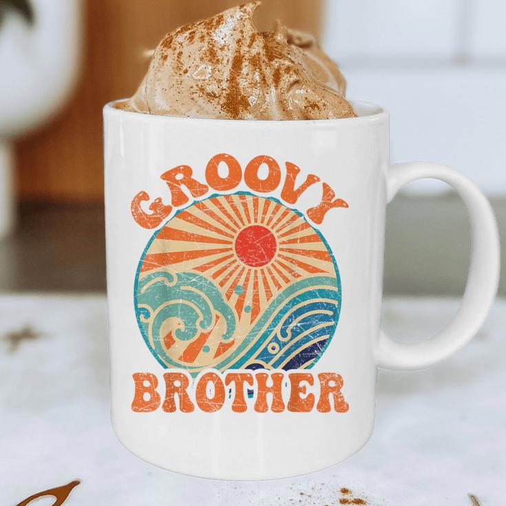 Groovy Brother 70s Aesthetic Nostalgia 1970's Retro Brother Graphic Print Coffee Mug