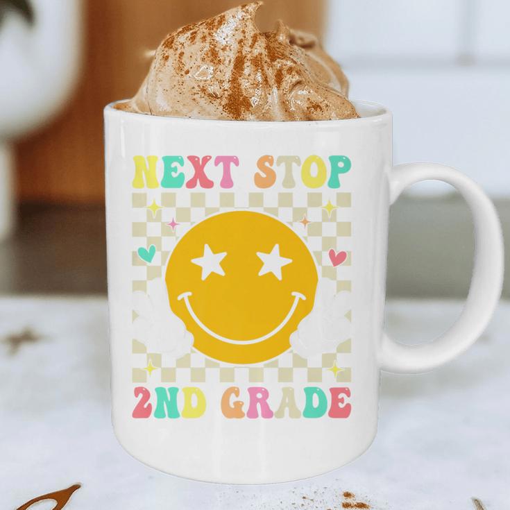 Groovy Next Stop 2nd Grade 1st Grade Graduation 2025 Premium Graphic Print Coffee Mug