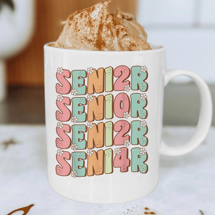 Groovy Senior Graduation Cute Groovy Senior Class Of 2024 Graphic Print Coffee Mug