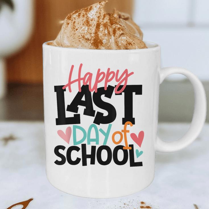 Happy Last Day Of School Kids Teacher Student Graduation Graphic Print Coffee Mug