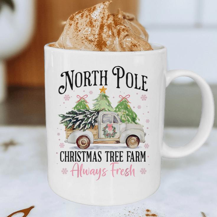 Holiday Scene Nostalgia North Pole Tree Farm Merry Christmas Graphic Print Coffee Mug Holiday Scene Nostalgia North Pole Tree Farm Merry Christmas Graphic Print Coffee Mug