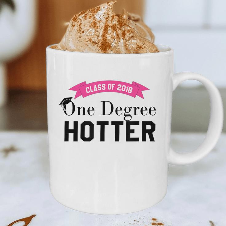 Hotter By One Degree Class Of 2018 Graduation T-Shirt Graphic Print Coffee Mug