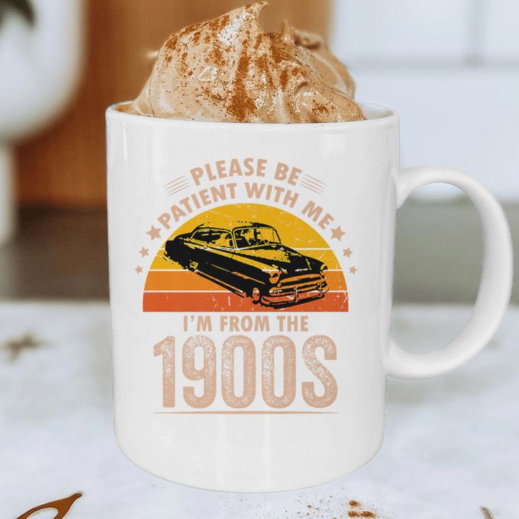 Humorous Saying Please Be Patient With Me I'm From The 1900s Premium Graphic Print Coffee Mug Humorous Saying Please Be Patient With Me I'm From The 1900s Premium Graphic Print Coffee Mug