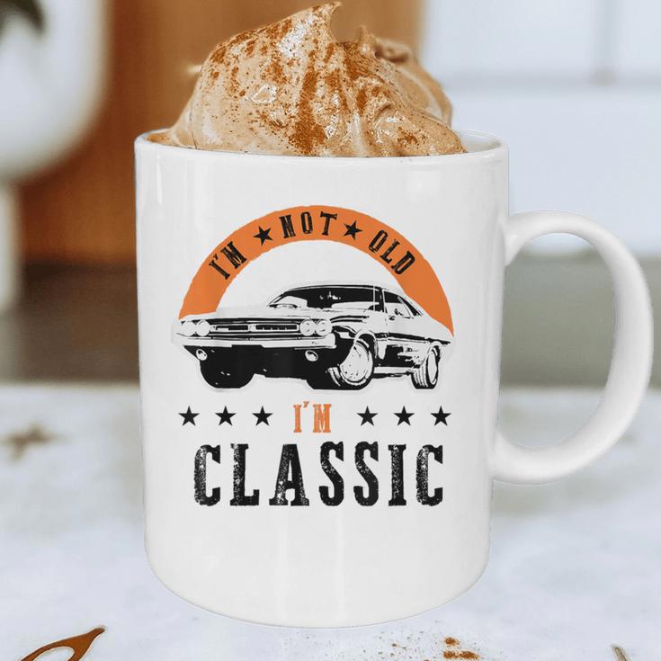 I'm Not Old I'm Classic Muscle Cars Retro Dad Vintage Car Graphic Print Coffee Mug