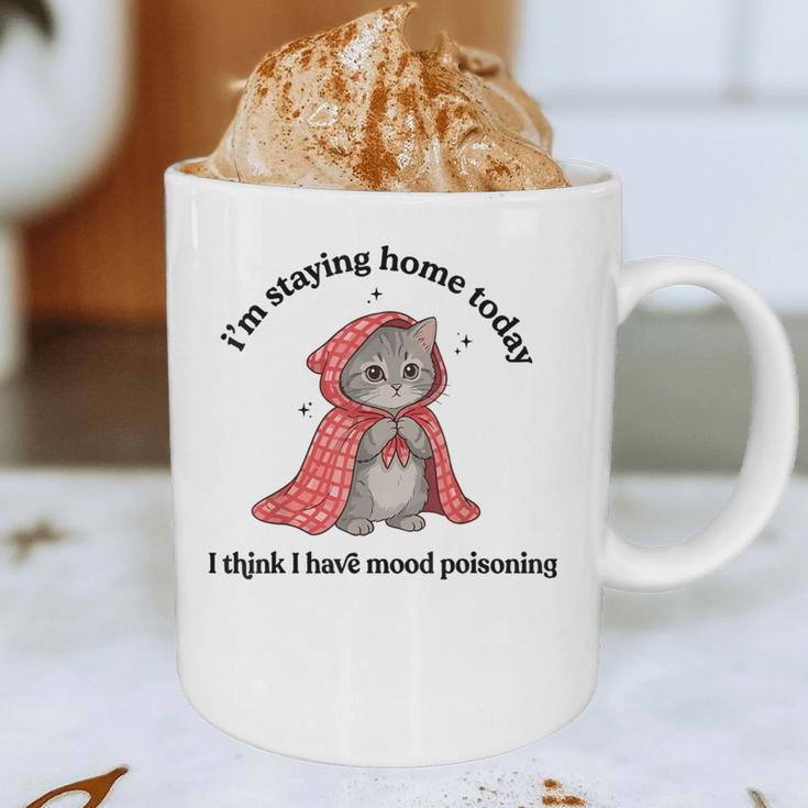 I’m Staying Home Today Cat Introvert Homebody Graphic Print Coffee Mug I’m Staying Home Today Cat Introvert Homebody Graphic Print Coffee Mug