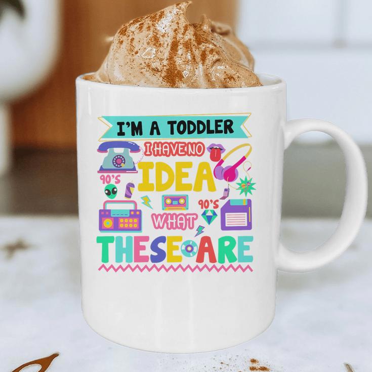I'm A Toddler I Have No Ideas Retro Vintage 90s Nostalgia Premium Tri-Blend Graphic Print Coffee Mug I'm A Toddler I Have No Ideas Retro Vintage 90s Nostalgia Premium Tri-Blend Graphic Print Coffee Mug