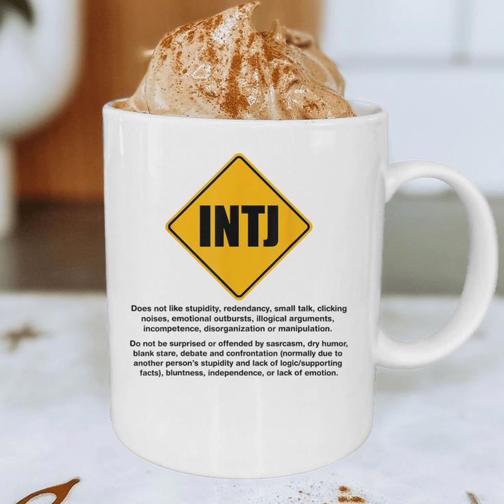 INTJ Warnings Architect Personality Type Introvert Graphic Print Coffee Mug INTJ Warnings Architect Personality Type Introvert Graphic Print Coffee Mug