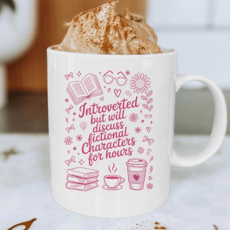 Introvert Fictional Character Read Books Lover Reading Graphic Print Coffee Mug Introvert Fictional Character Read Books Lover Reading Graphic Print Coffee Mug