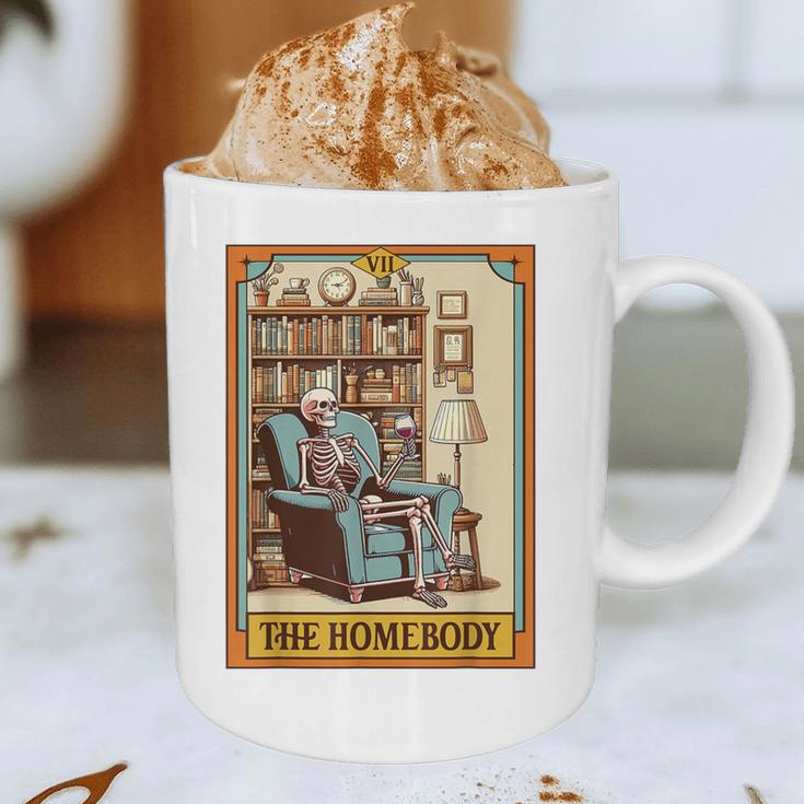 Introvert Homebody Awkward Skeleton The Homebody Tarot Card Graphic Print Coffee Mug Introvert Homebody Awkward Skeleton The Homebody Tarot Card Graphic Print Coffee Mug