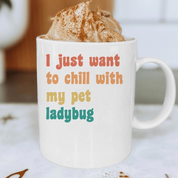 Introvert Pet Ladybug Mom Graphic Print Coffee Mug Introvert Pet Ladybug Mom Graphic Print Coffee Mug