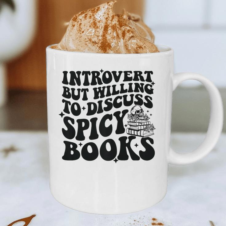 Introvert But Willing To Discuss Spicy Books Graphic Print Coffee Mug Introvert But Willing To Discuss Spicy Books Graphic Print Coffee Mug