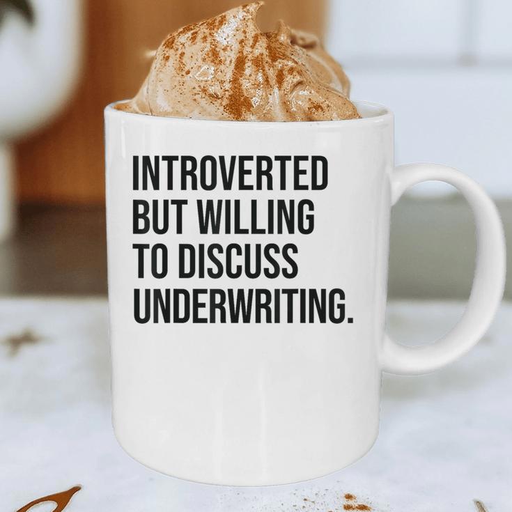 Introverted Underwriter Underwriting Introvert Graphic Print Coffee Mug Introverted Underwriter Underwriting Introvert Graphic Print Coffee Mug