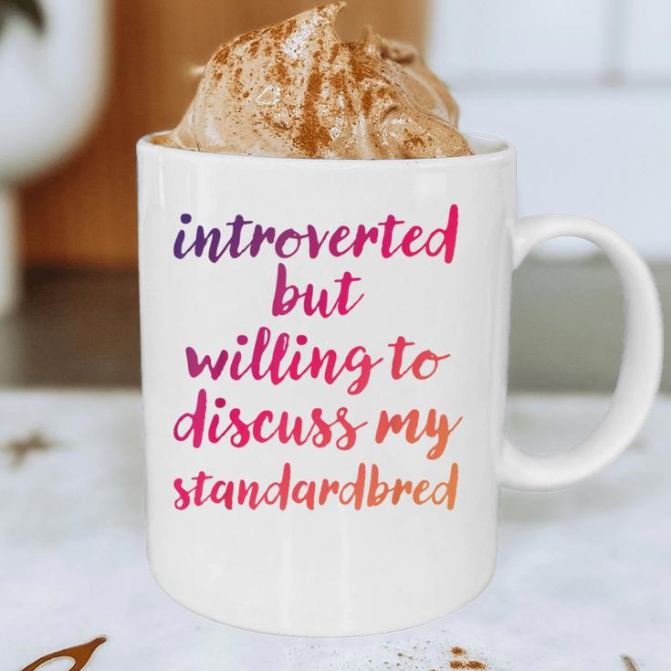 Introverted Willing To Discuss Standardbred Introvert Graphic Print Coffee Mug Introverted Willing To Discuss Standardbred Introvert Graphic Print Coffee Mug